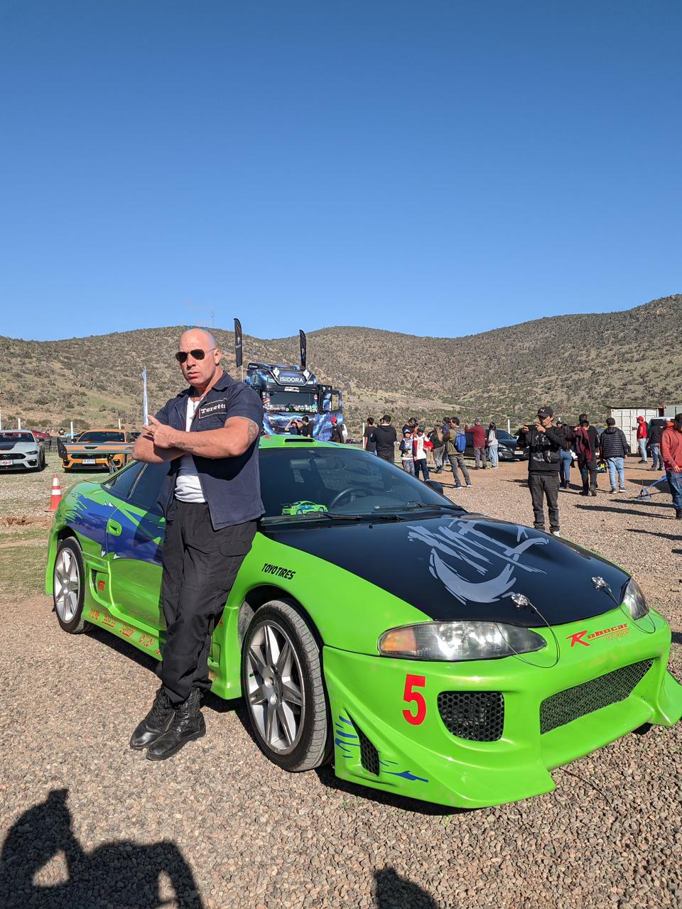 Vin Diesel Brasileiro em ativação durante evento
